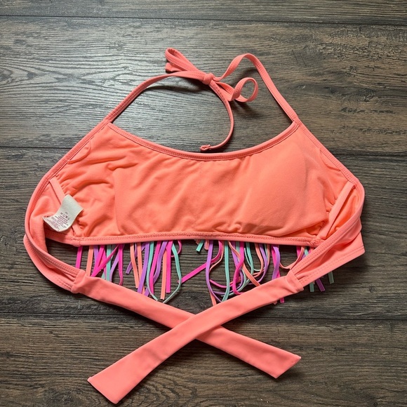 Multicolor Fringe Bikini Top - Picture 2 of 2
